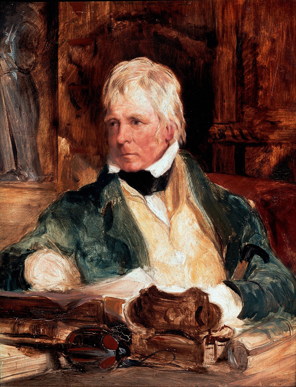 Porträt von Walter Scott (1771-1832), schottischer Schriftsteller von Edwin Landseer