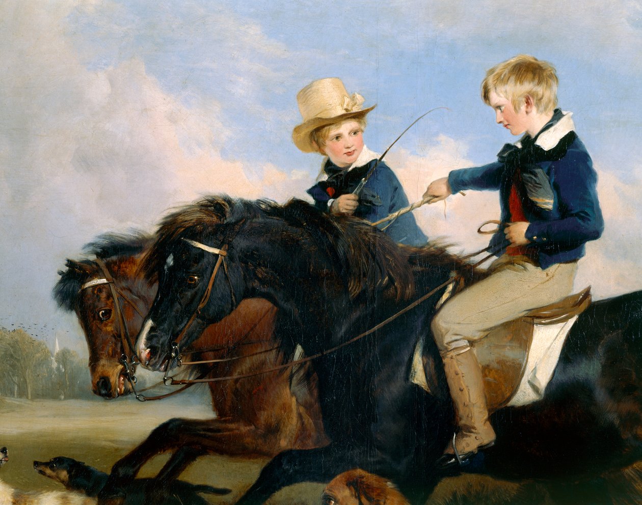 Der ehrenwerte E. S. Russell und sein Bruder (Detail)