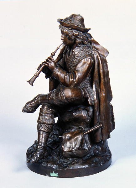 Junge mit Hut, ca. 1870 von Edwin Weissenfels