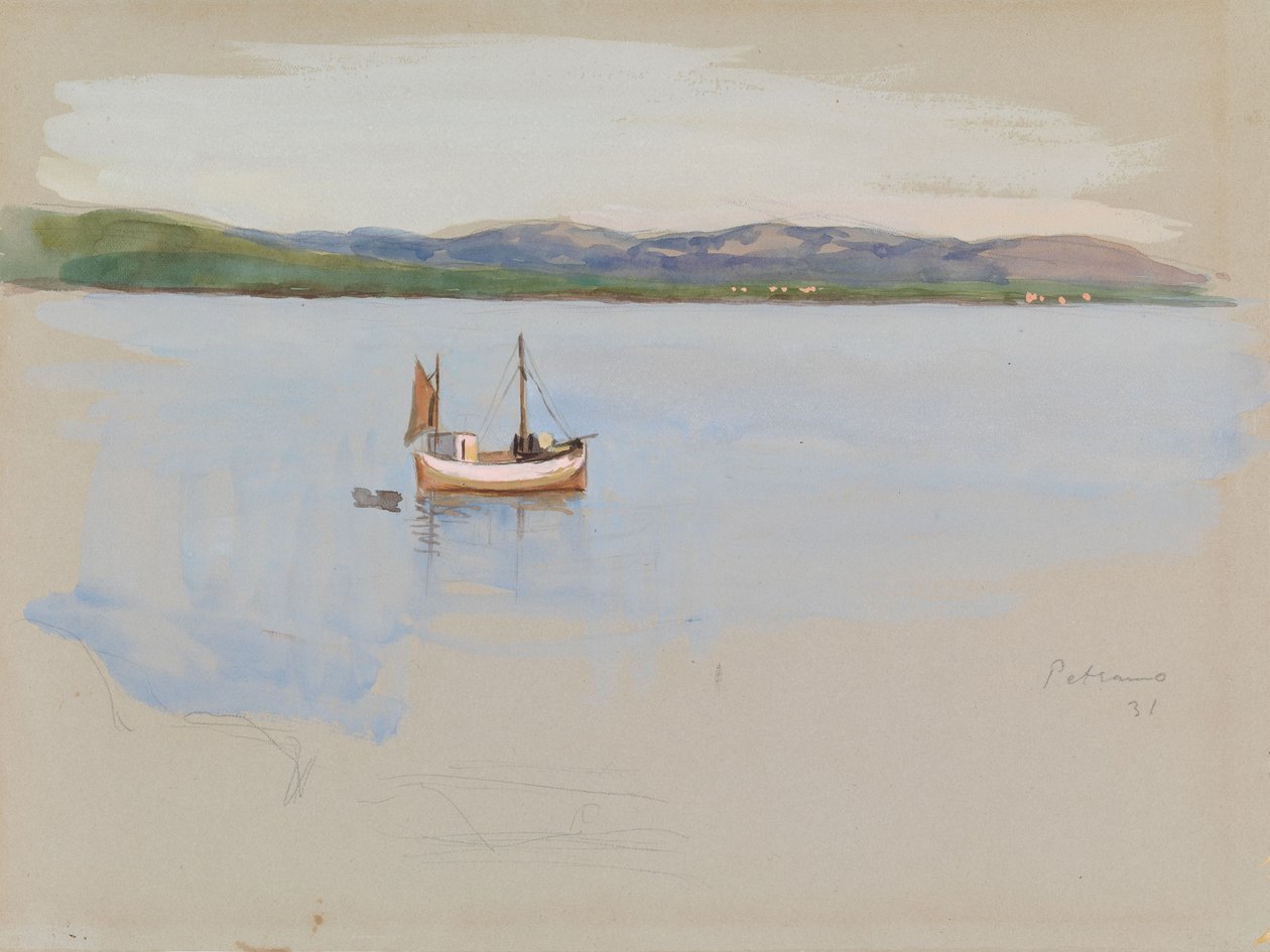 Fischerboot von Eero Järnefelt