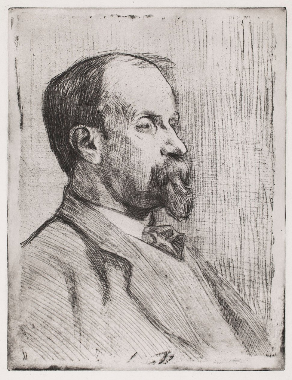 Porträt von Juhani Aho von Eero Järnefelt