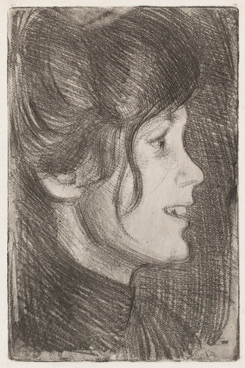 Porträt einer jungen Frau (Anni Swan) von Eero Järnefelt