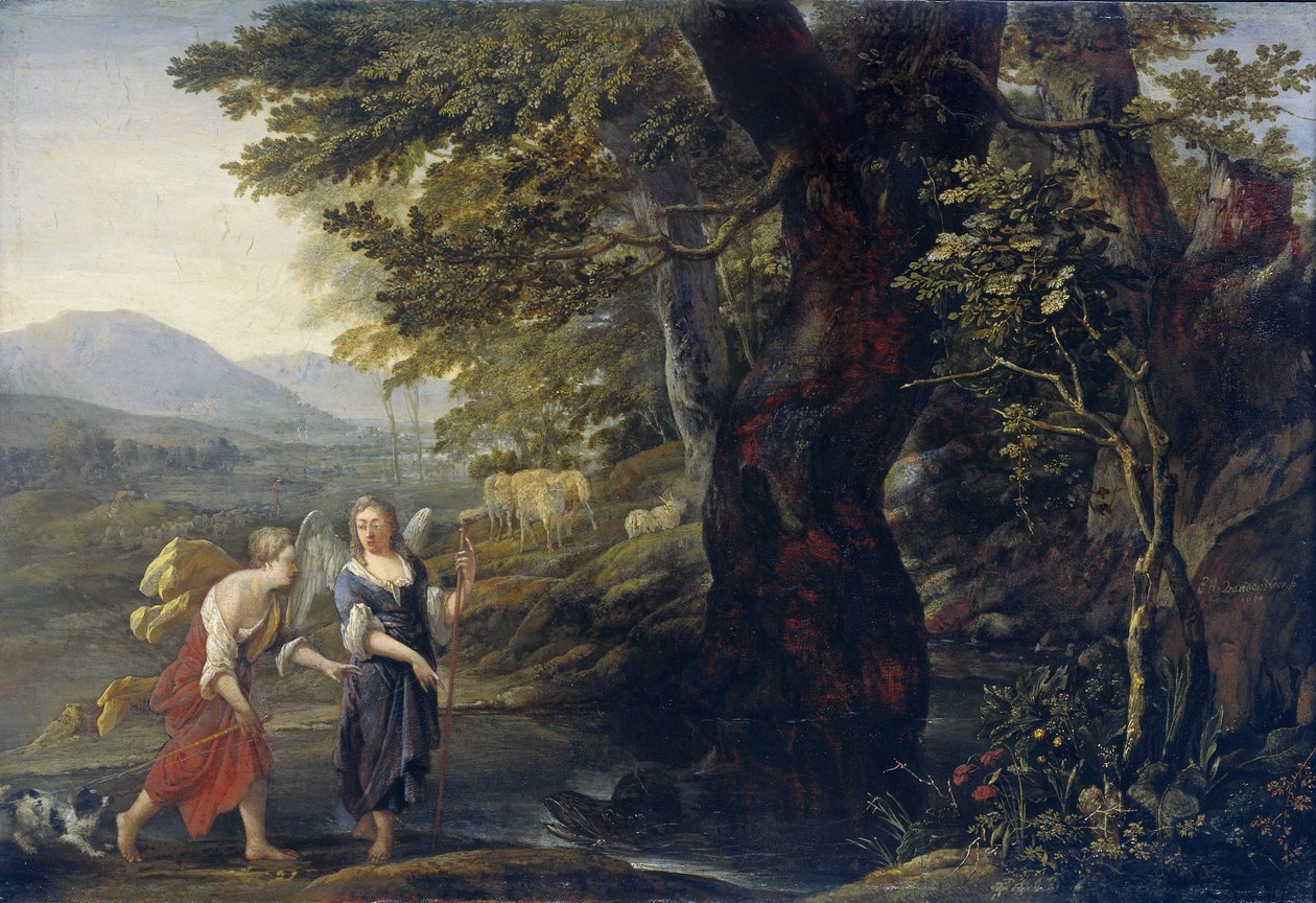 Tobias und der Engel von Eglon Hendrick van der Neer