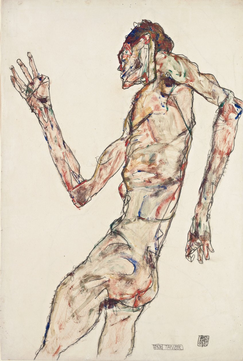 Der Tänzer von Egon Schiele
