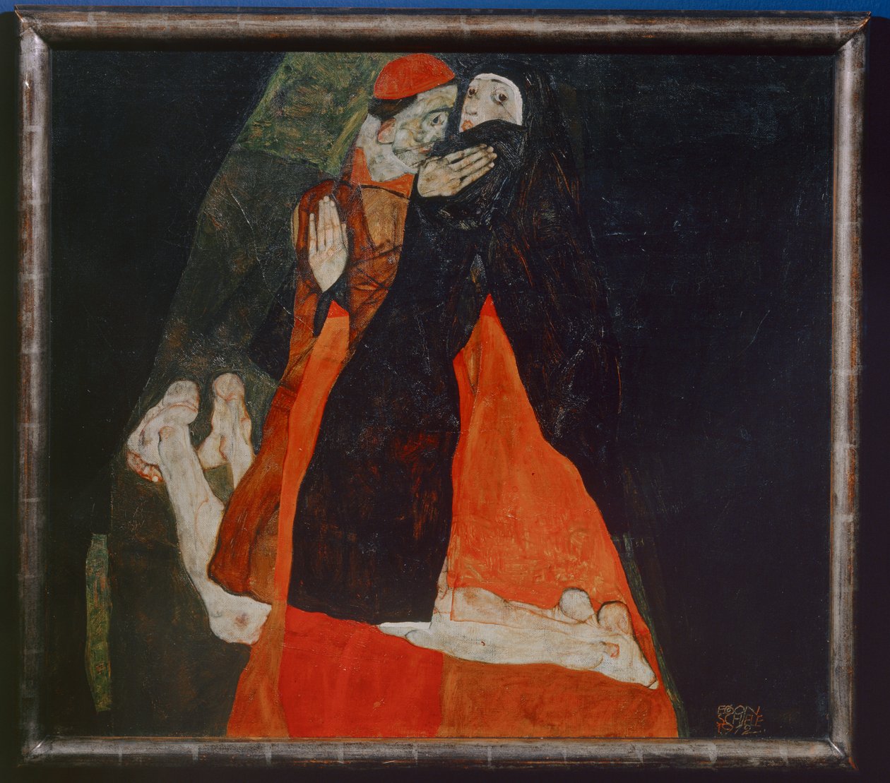 Kardinal und Nonne von Egon Schiele
