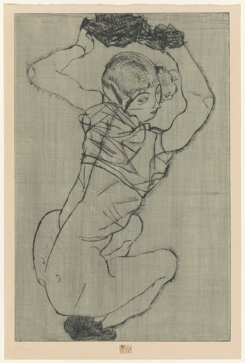 Kauernde von Egon Schiele