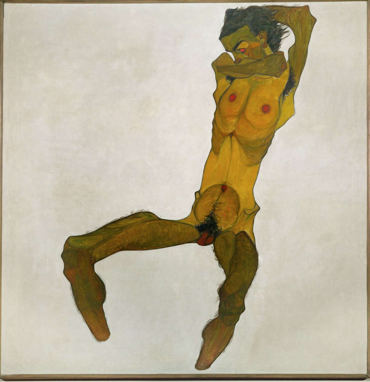 Porträt, Akt von Egon Schiele