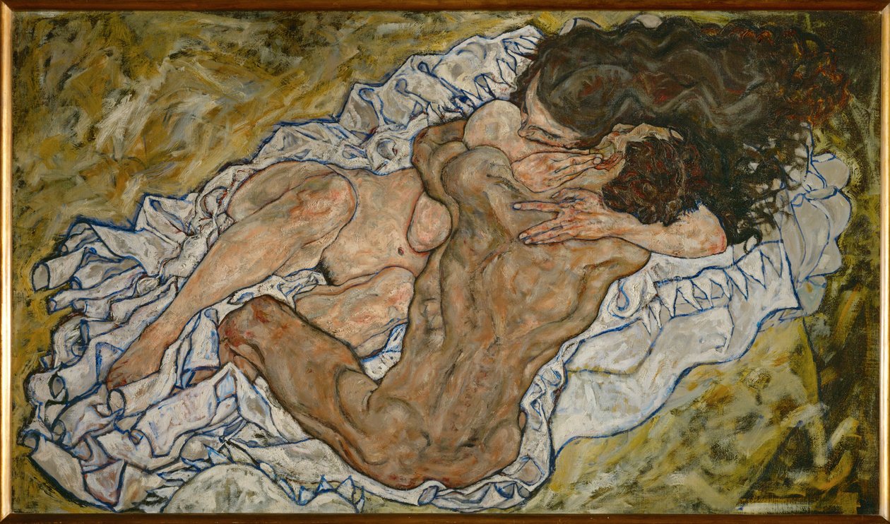 Umarmung von Egon Schiele
