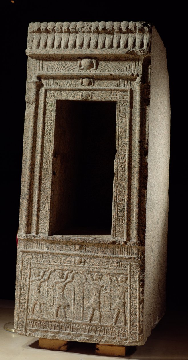 Naos-Kapelle, der Göttin Isis gewidmet von Ptolemaios VIII (170-116 v. Chr.) aus dem Tempel der Isis in Philae von Egyptian Ptolemaic Period