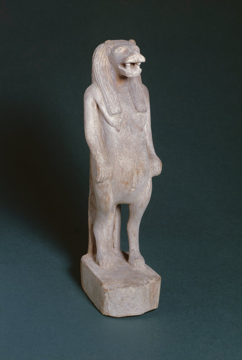 Statuette von Taweret, Göttin der Ehe und Kindererziehung, 2.-1. Jahrhundert v. Chr. von Egyptian Ptolemaic Period