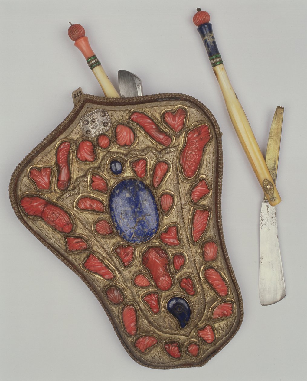 Paar Rasiermesser mit Haltern, gefunden auf dem Schlachtfeld von Heliopolis von Egyptian
