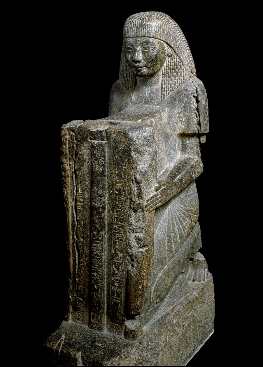 Ägyptische Antike: Ptahmose, Aufseher des Pharaos Amenhotep III, 18. Dynastie. Florenz, Museo Archeologico von Egyptian 18th Dynasty