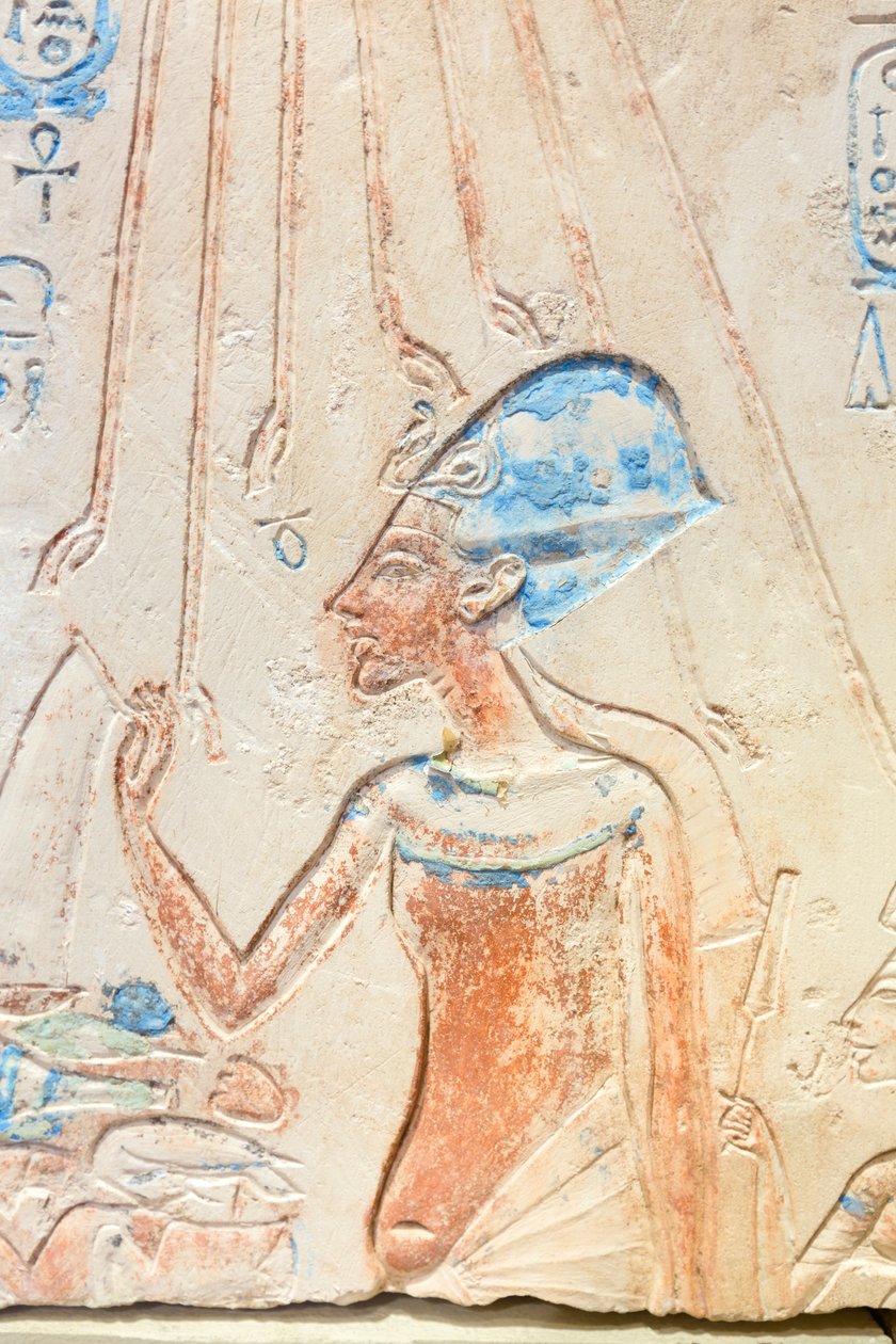 Fassade eines Schreins (Detail) von Egyptian 18th Dynasty