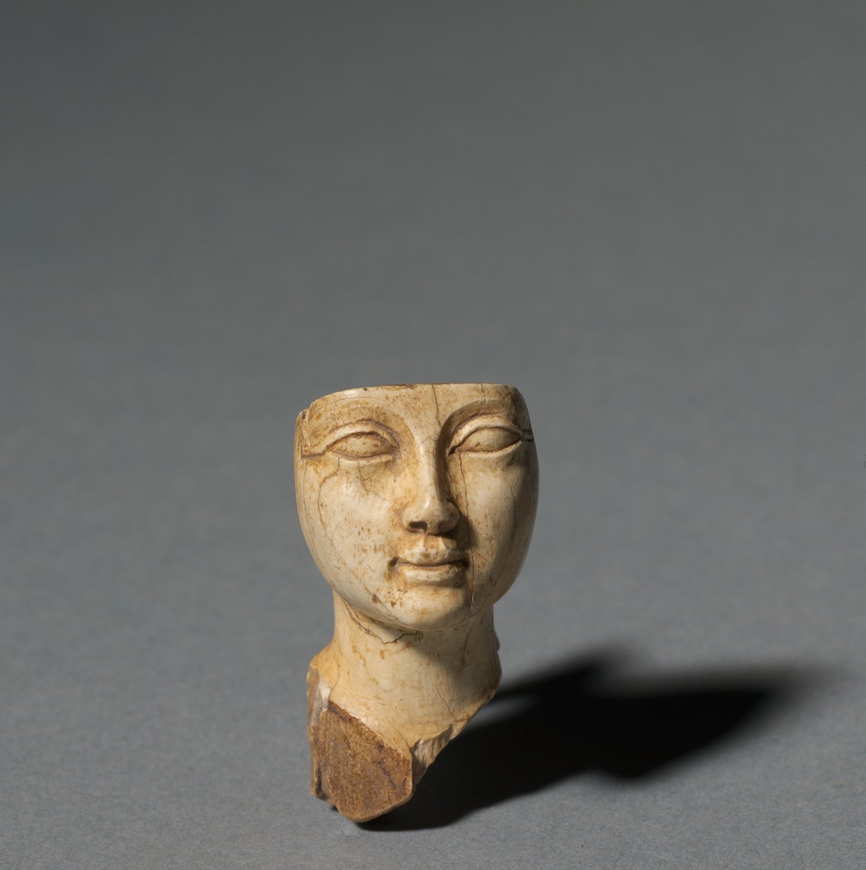 Gesicht von einem Kosmetiklöffel, 1391-1353 v. Chr. von Egyptian 18th Dynasty
