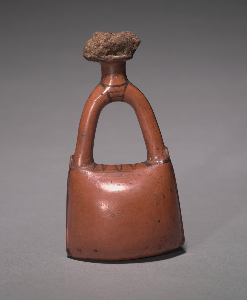 Flasche in Form eines Lederbeutels, Neues Reich, ca. 1415-1381 v. Chr. von Egyptian 18th Dynasty