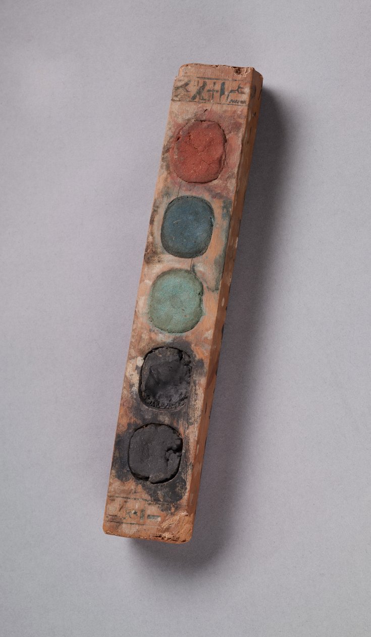 Malkasten des Wesirs Amenemope, Neues Reich, ca. 1427-1401 v. Chr. von Egyptian 18th Dynasty