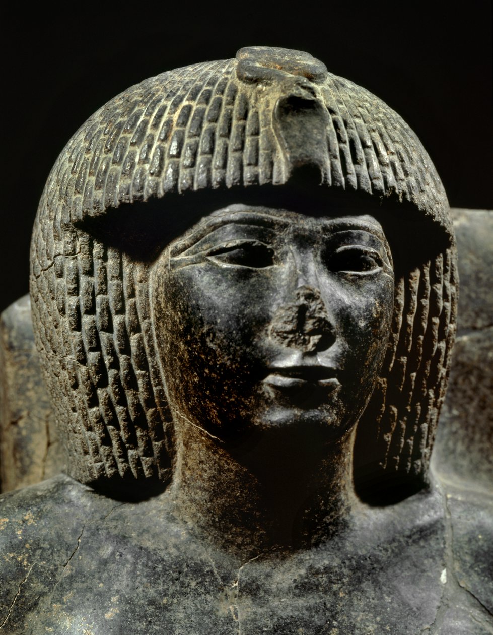 Pharao Tuthmosis IV (schwarzer Granit) von Egyptian 18th Dynasty