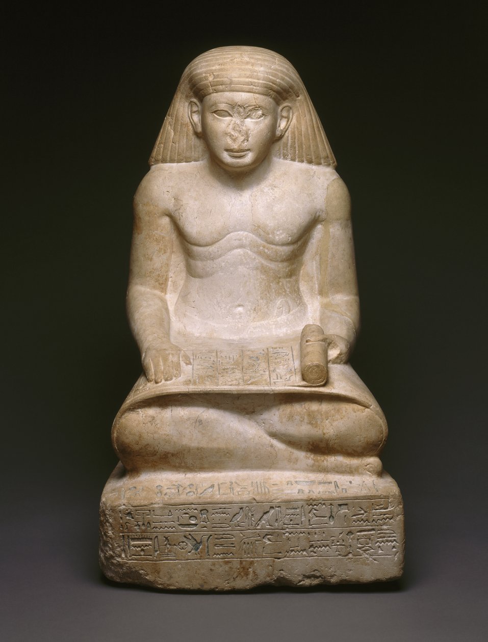 Schreiberstatue von Amunhotep, Sohn von Nebiry von Egyptian 18th Dynasty