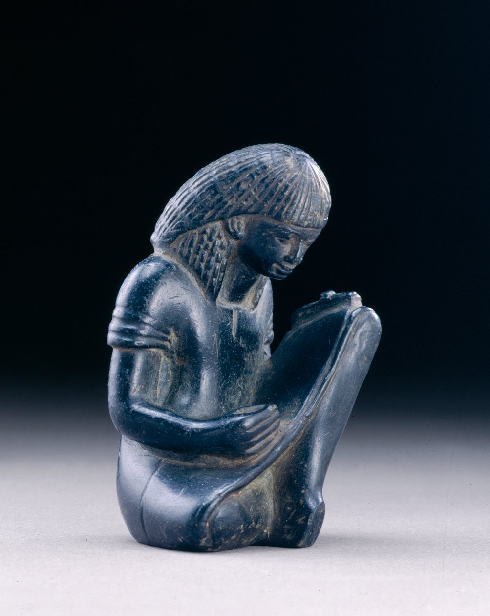 Sitzender Schreiber, Neues Reich, 1391-1353 v. Chr. von Egyptian 18th Dynasty