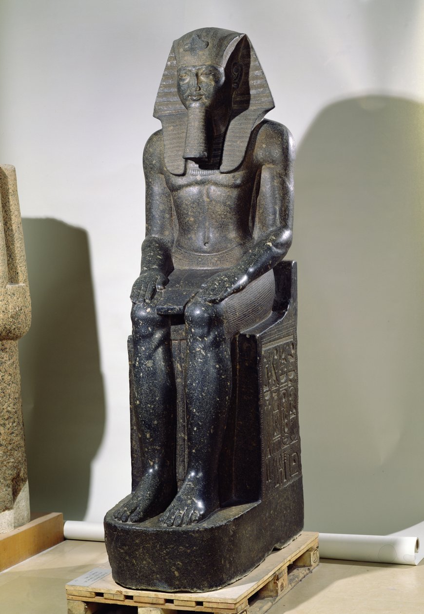 Statue von Amenophis III (ca. 1391-1353 v. Chr.) aus Tanis, Neues Reich von Egyptian 18th Dynasty