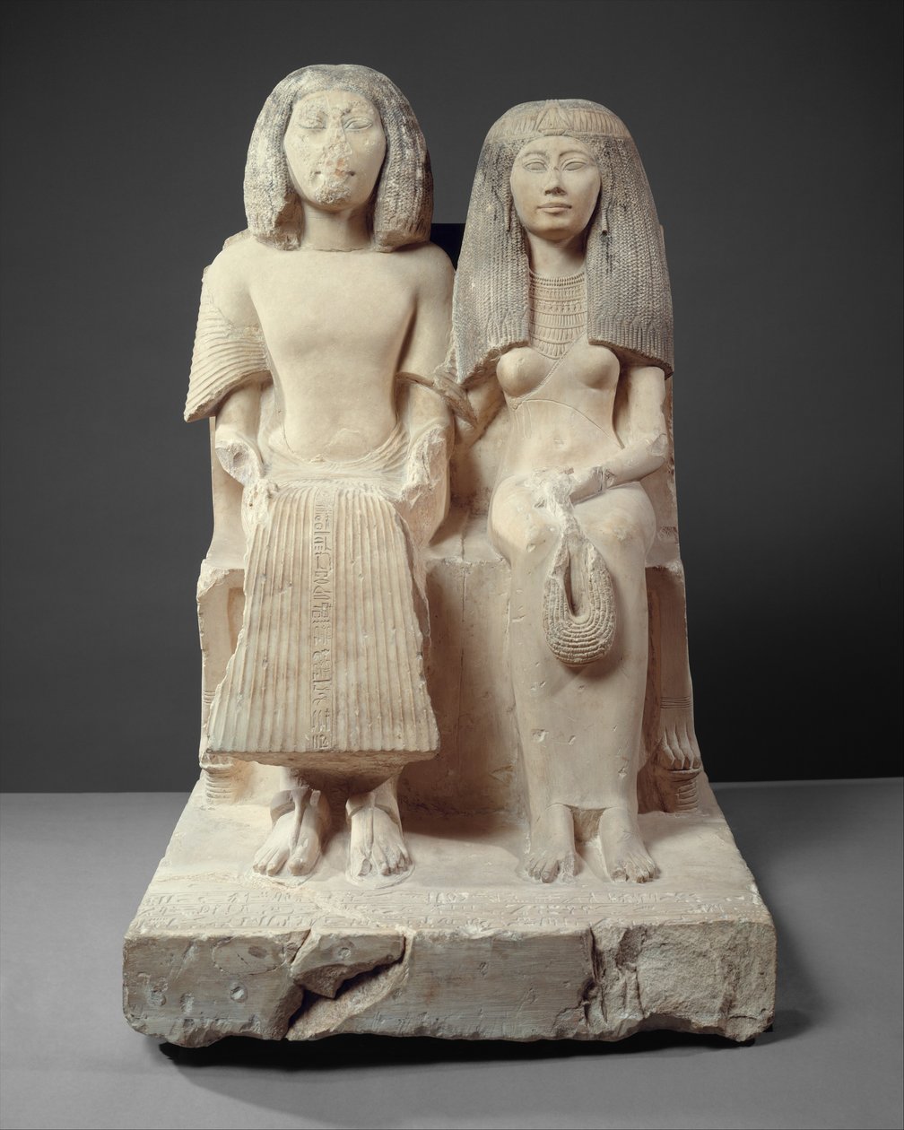 Yuny und seine Frau Renenutet, ca. 1280 v. Chr. von Egyptian 19th Dynasty