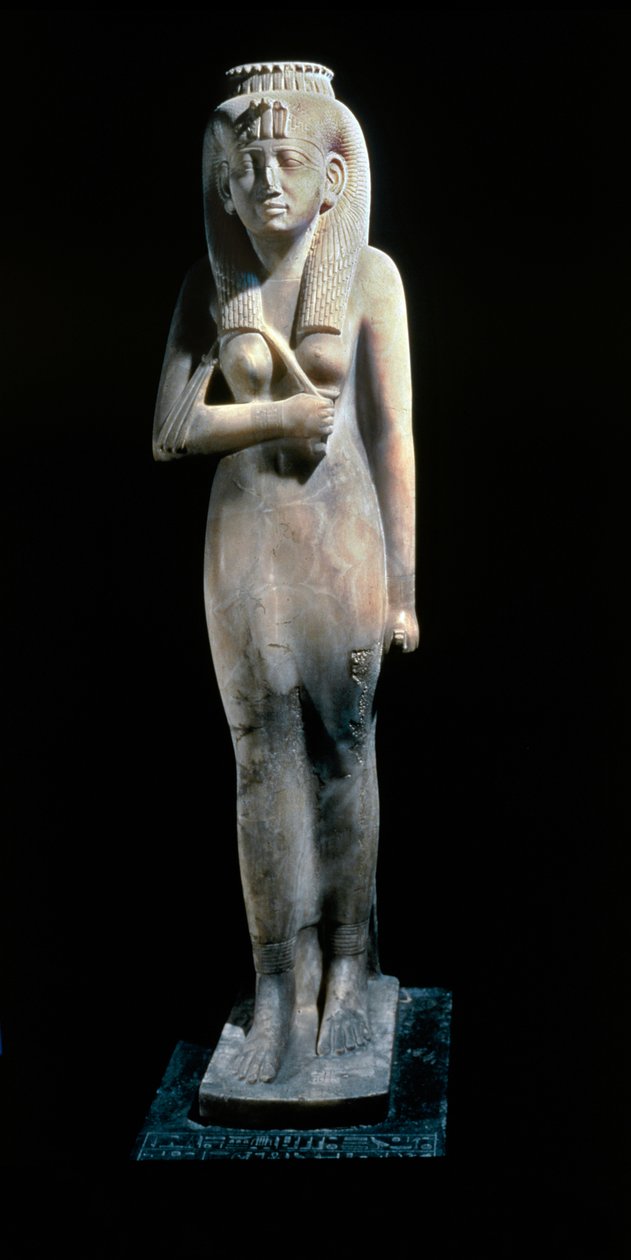 Amenirdis I (Alabaster und Basalt) von Egyptian 25th Dynasty