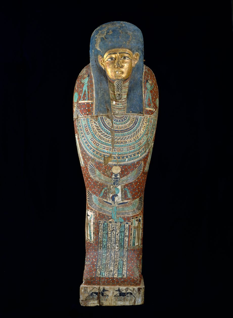 Sarg des Pedi-Osiris, Ptolemäische Zeit (305-30 v. Chr.) von Egyptian 26th Dynasty