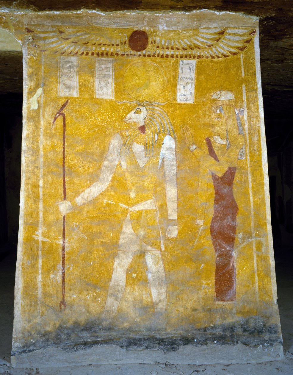 Wandmalereien aus dem Grab von Pa Nentwy, Bahariya-Oase, Gizeh, Ägypten von Egyptian 26th Dynasty