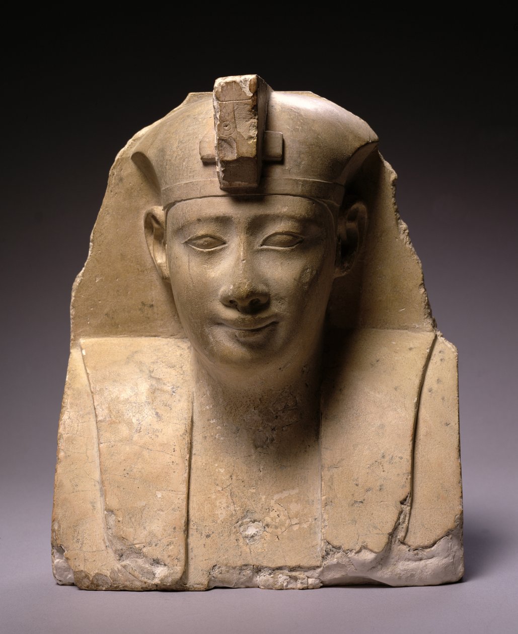 Kopf, frühe ptolemäische Zeit (304-250 v. Chr.) von Egyptian Ptolemaic Period