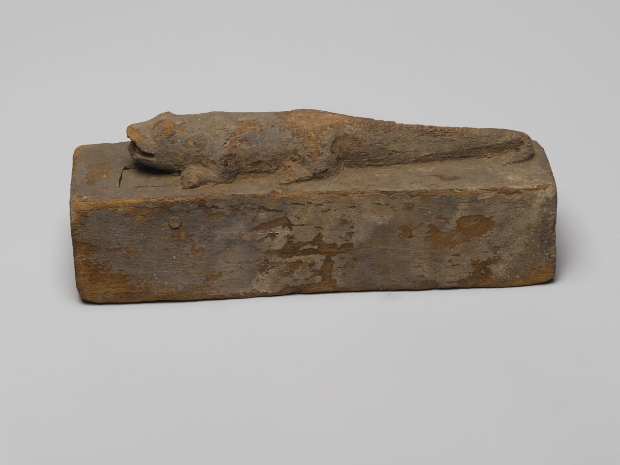 Kleiner Sarg für ein Krokodil, 664-332 v. Chr. von Egyptian School