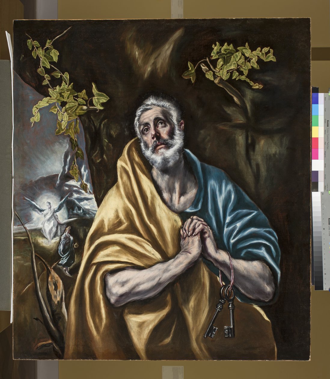 RZHRHJES Leinwanddruck „Der Heilige Petrus Wird Zum Spaziergang Auf Dem Wasser Eingeladen“ Von François Boucher – 60x90 Cm, Wasserdicht, UV-beständig