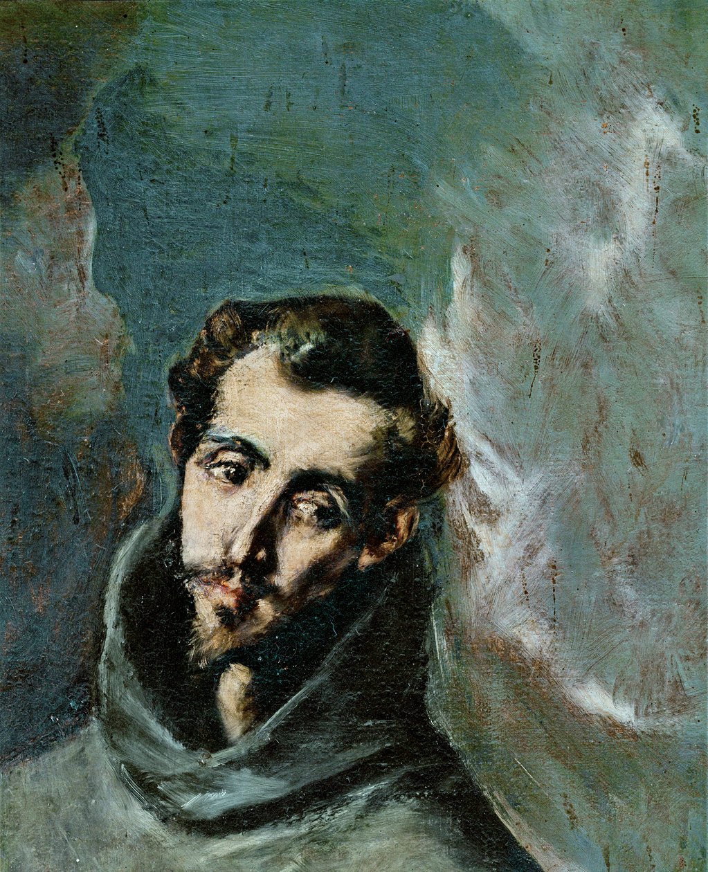 Heiliger Bernardino von Siena von El (1541-1614) Greco