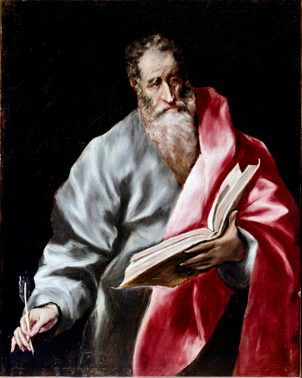 Apostolat der Kathedrale von Toledo: „Heiliger Matthäus“ Gemälde von Domenikos Theotokopoulos genannt El Greco (1541-1614) 1602-1605 von El Greco