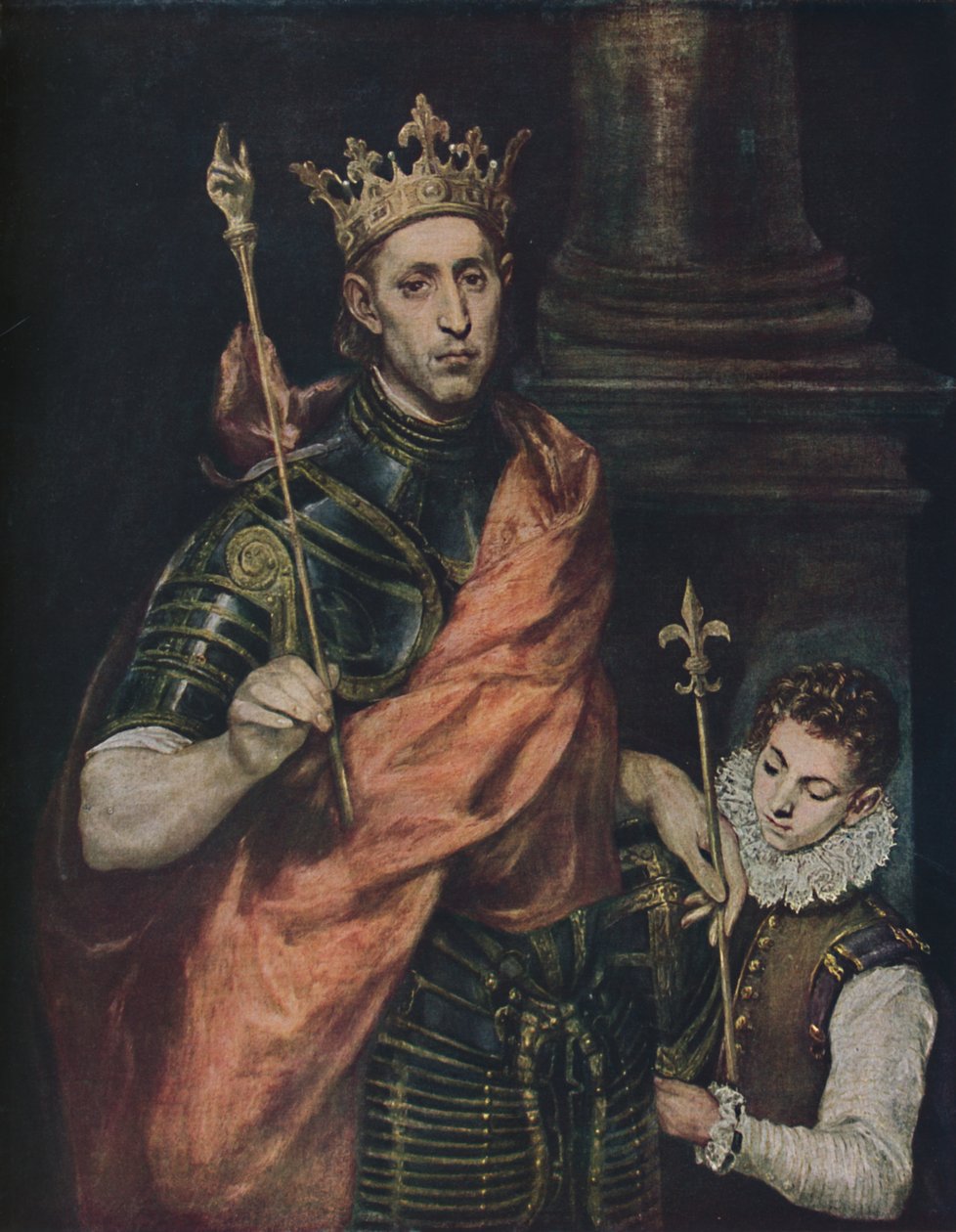 Der Heilige Ludwig, ca. 1585-1590 von El Greco