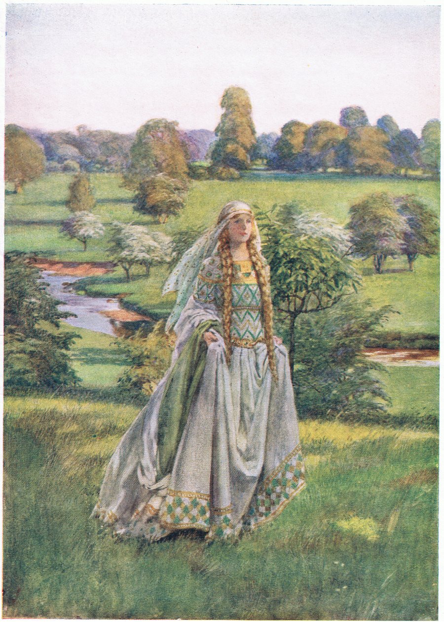Guinevere: In der sie ihn zuerst sah, als Lancelot kam von Eleanor Fortescue Brickdale