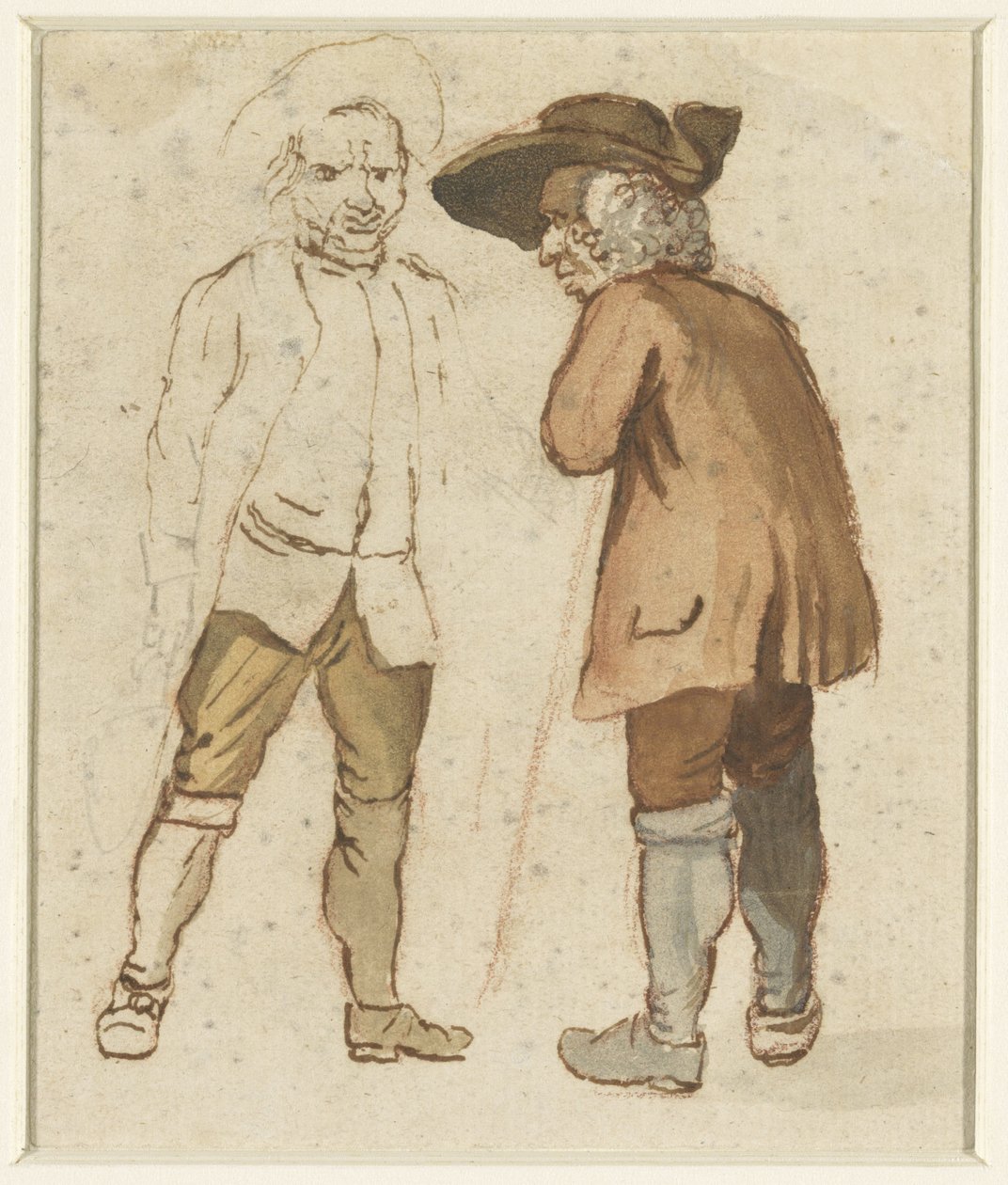 Zwei alte Bauern im Gespräch von Elias Martin (possibly)