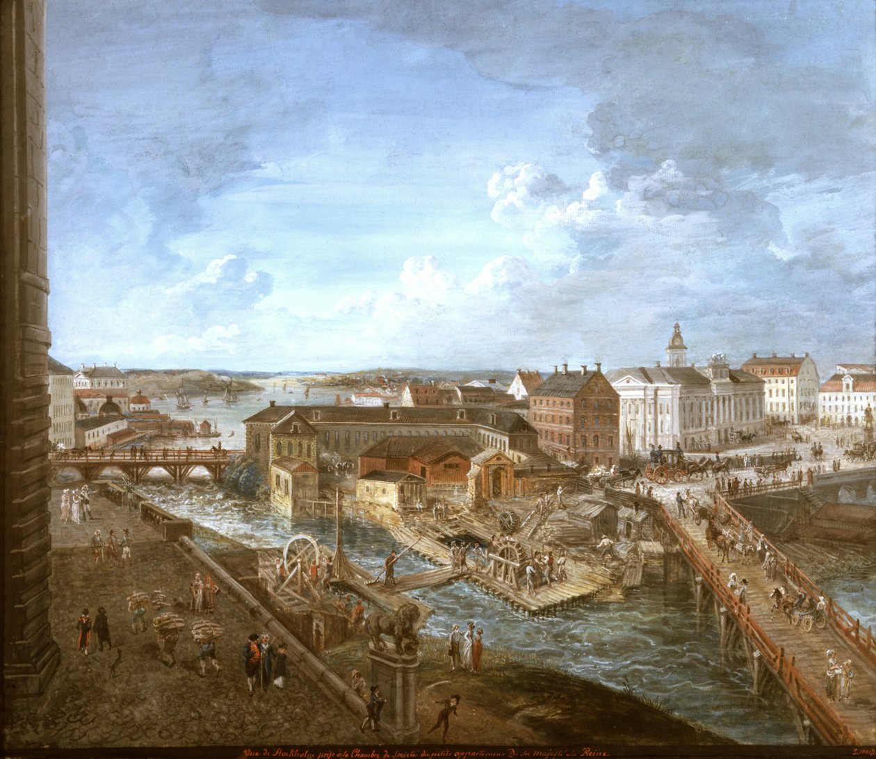Ansicht von Stockholm von Elias Martin