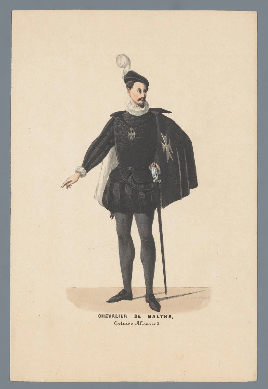 Chevalier De Malthe, Deutsches Kostüm von Elias Spanier