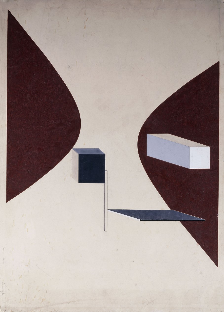 Proun N 90 von Eliezer Markowich Lissitzky