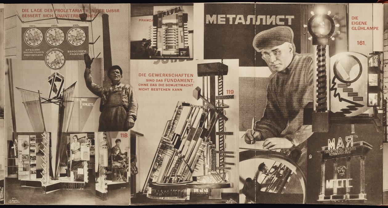 UdSSR. Katalog des sowjetischen Pavillons auf der Internationalen Presseausstellung, Köln von Eliezer Markowich Lissitzky