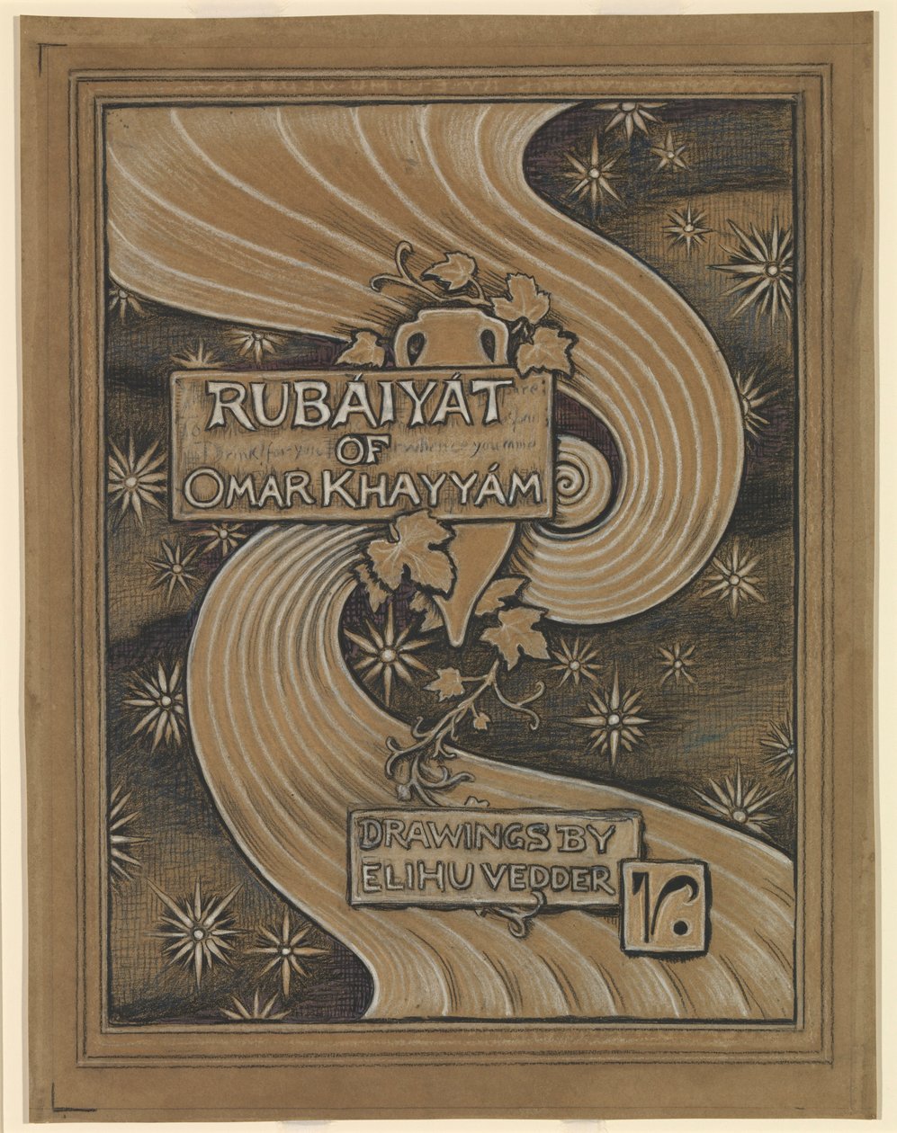 (Illustration für Rubáiyát von Omar Khayyám) Umschlag von Elihu Vedder