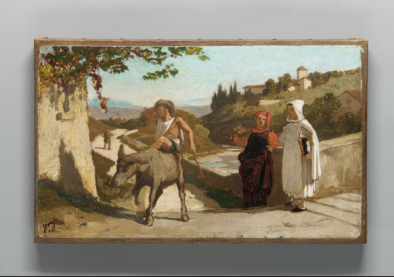 Die Fabel vom Müller, seinem Sohn und dem Esel von Elihu Vedder