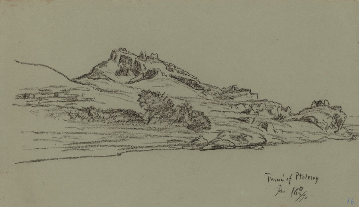 Nilreise, Tmui von Ptolemaios, 1890 von Elihu Vedder