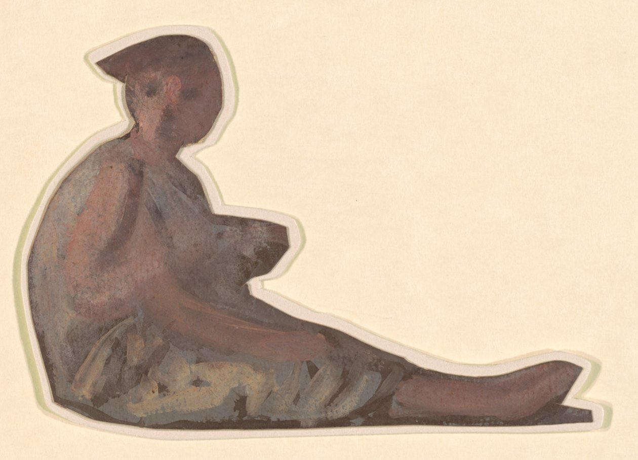 Studie für Griechische Mädchen beim Baden, ca. 1872 von Elihu Vedder
