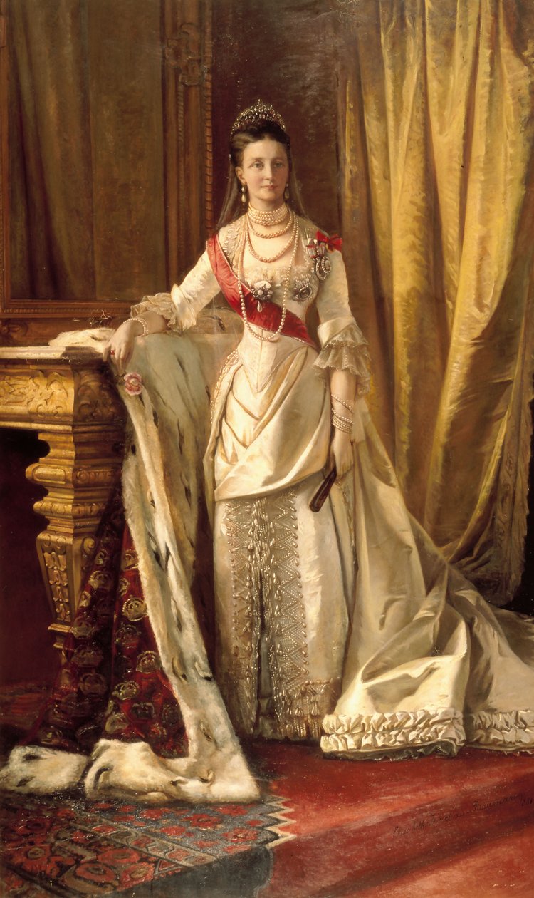 Porträt von Louise von Hessen-Kassel von Elisabeth Jerichau-Baumann
