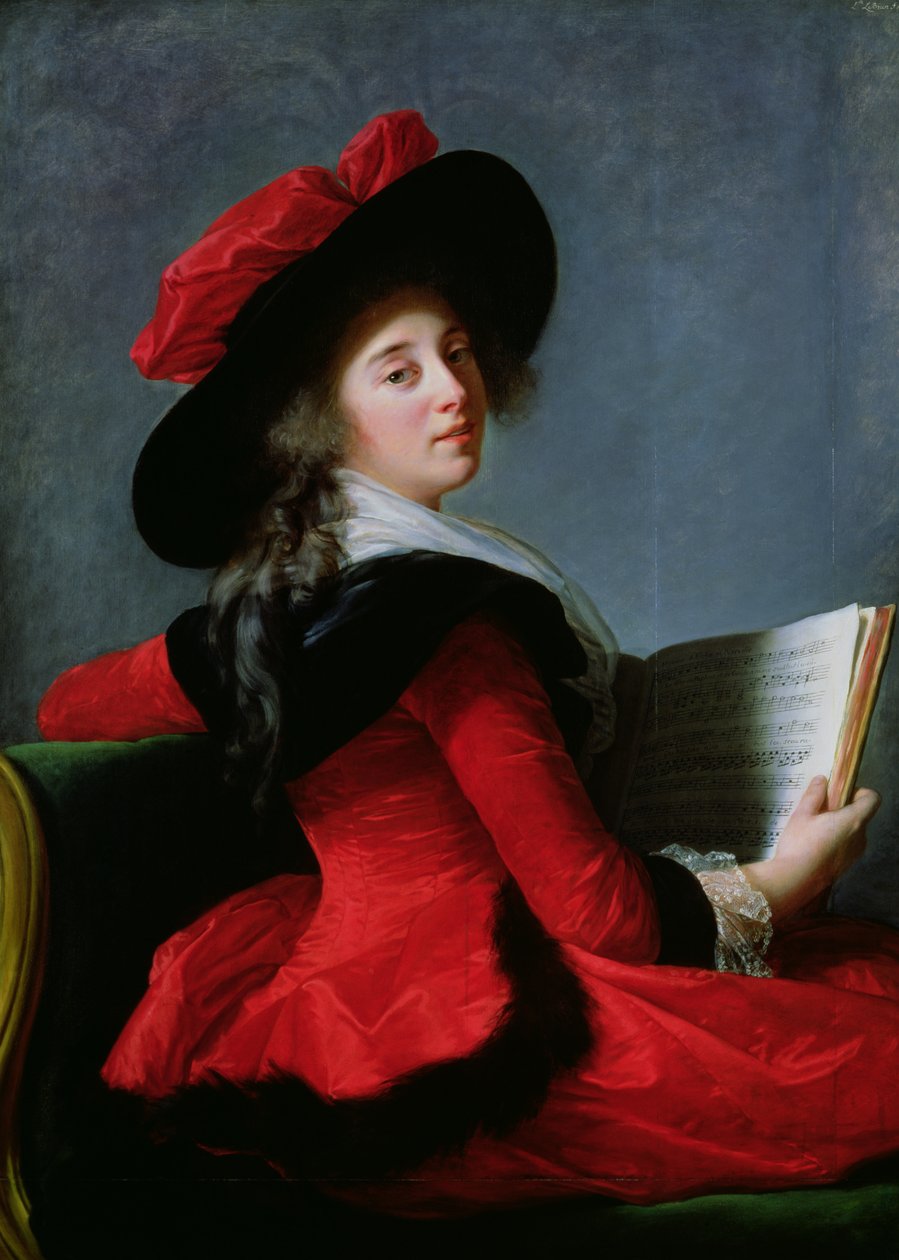 Die Baronin von Crussol von Elisabeth Louise Vigee Lebrun