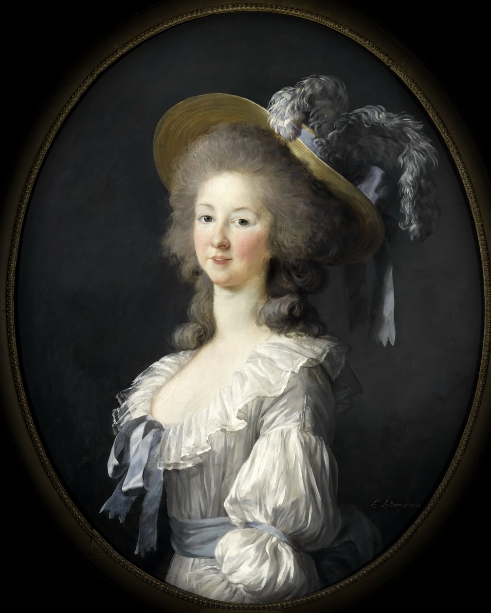 Porträt von Marie Louise von Savoyen, Prinzessin von Lamballe von Elisabeth Louise Vigee-Lebrun