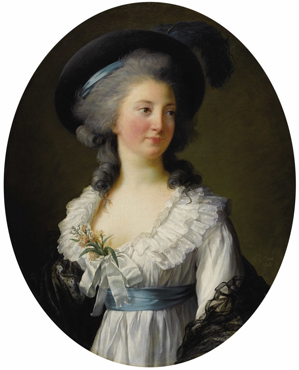 Porträt von Prinzessin Elzbieta Izabela Lubomirska geborene Gräfin Czartoryska 1736-1816 von Elisabeth Louise Vigee Lebrun