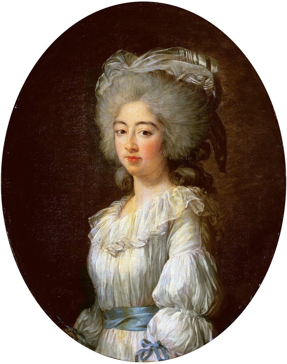 Porträt der Louise Marie Josephine, Comtesse de Provence, später Königin von Frankreich von Elisabeth Louise Vigee Lebrun