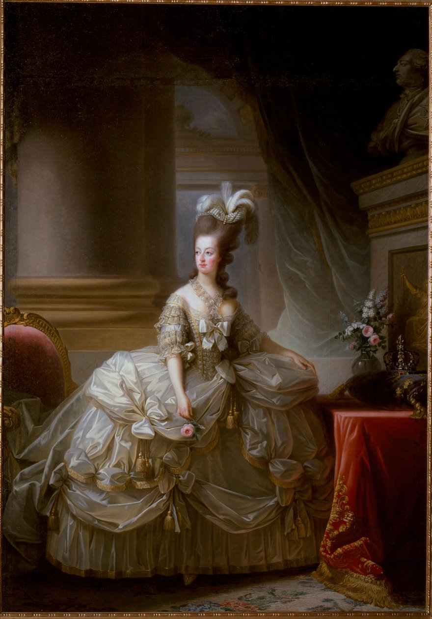Porträt der Königin von Frankreich Marie Antoinette von Elisabeth Louise Vigee Lebrun